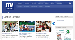 Desktop Screenshot of jtv.com.br