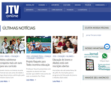 Tablet Screenshot of jtv.com.br
